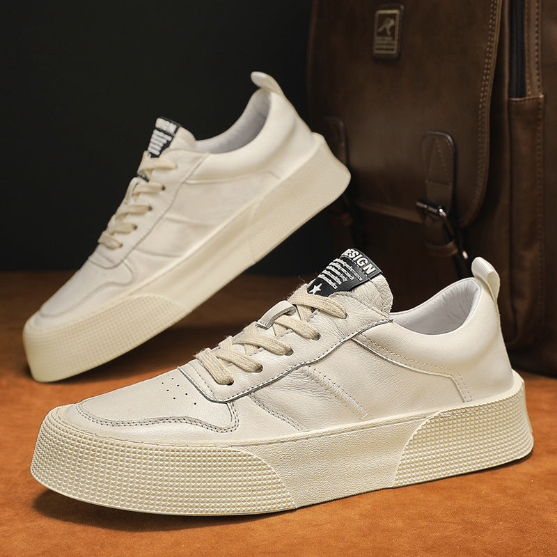 Men's Spring Breathable Korean Style Trendy Platform Sneakers