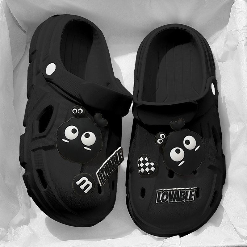 Women's Hole Summer Outdoor Cartoon Closed Toe Women's Shoes