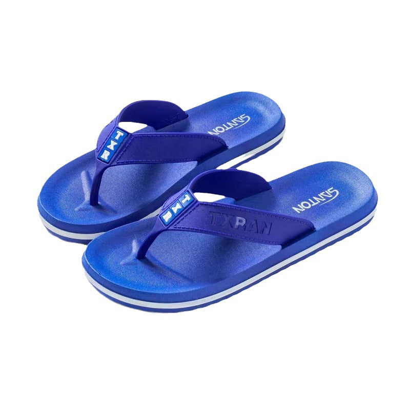 Men's Summer Flip-flops Thick Bottom Out Simple Flip Flops