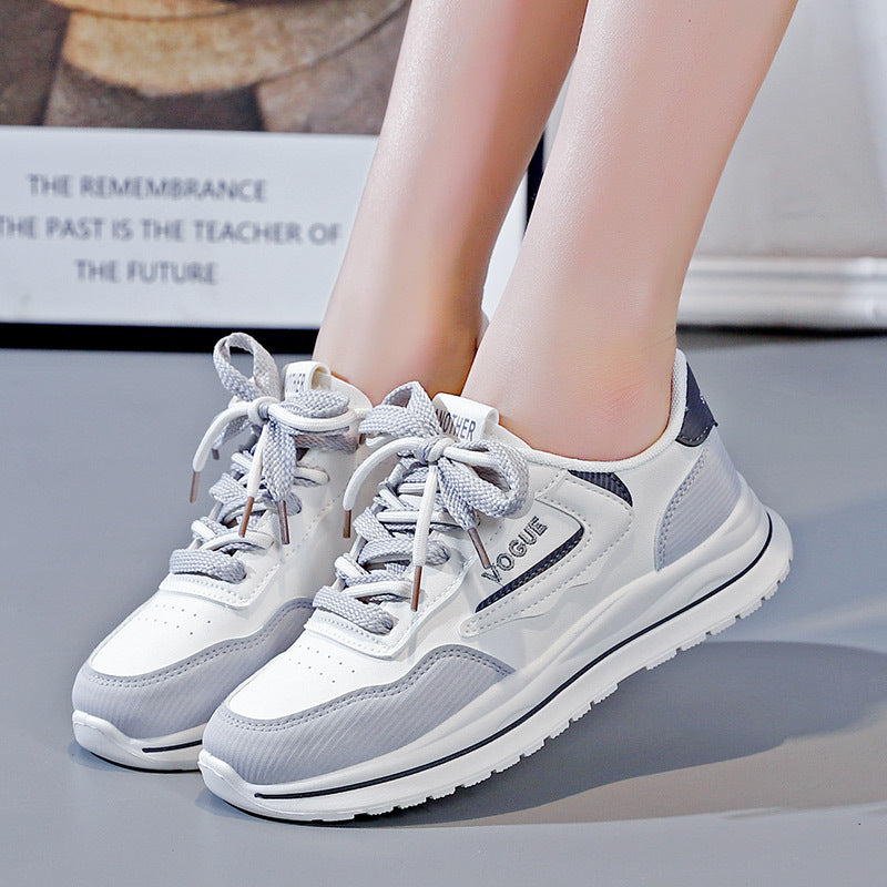 Women's Platform Korean Style Low-top Breathable Sneakers