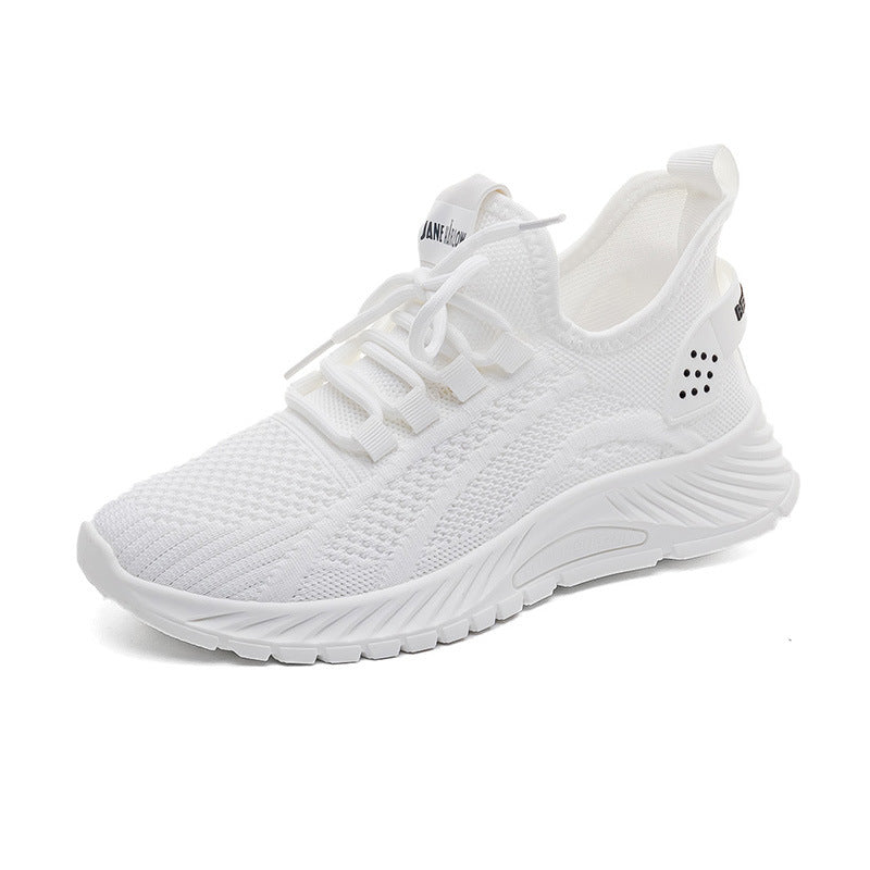 Women's Flyknit Mesh Summer Versatile Thin Breathable Casual Shoes