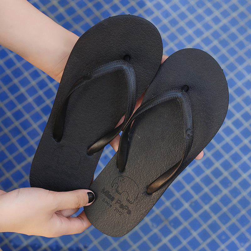 Bequeme Flip-Flops für Damen im Freien, einfache Flip-Flops für den Strand am Meer