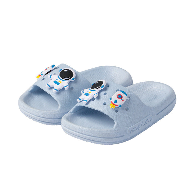 Children's Spaceman Summer Cartoon Cute Hole Sandals