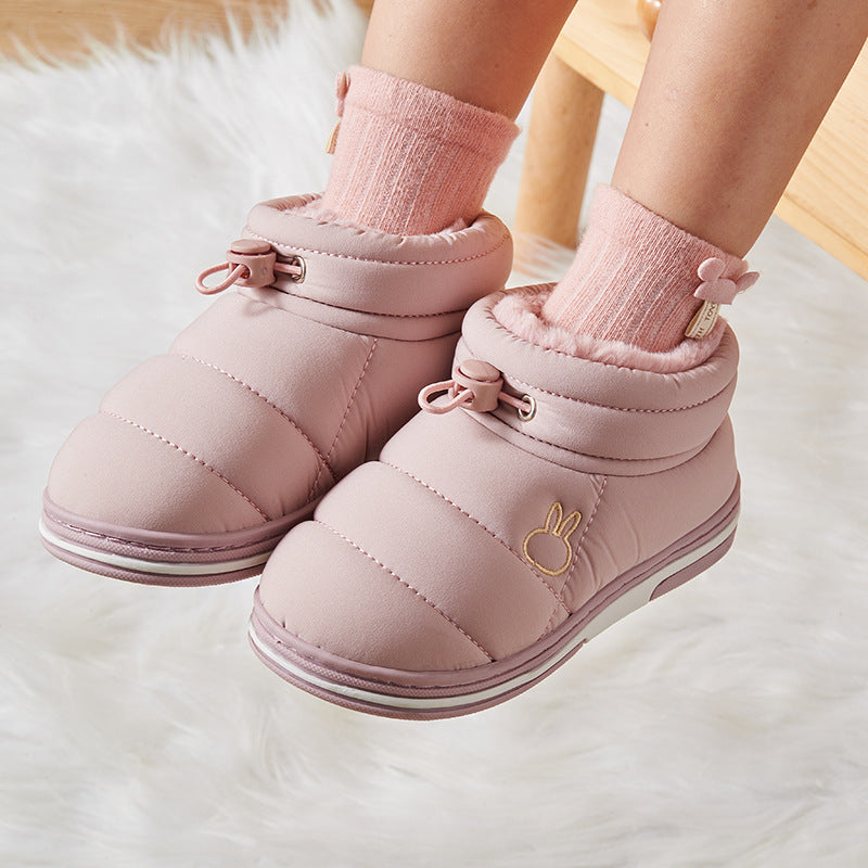 Chaussures d'hiver en coton pour enfants, mignonnes et chaudes, pour garçons et filles