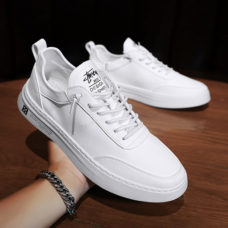 Men's Autumn White Trendy Lightweight Soft Bottom Sneakers