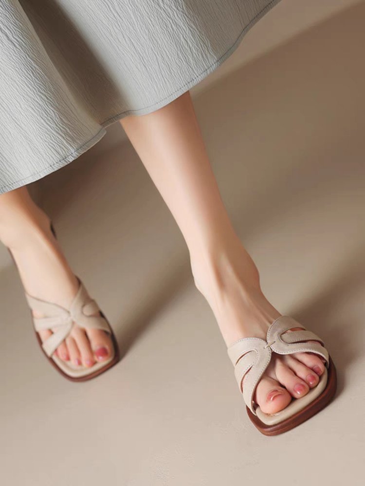 Women's Bottom Retro Outer Wear Summer Mori Fairy Sandals