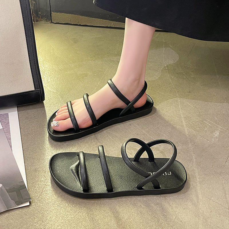 Women's Summer Fashion Fairy Style Flat Roman Sandals