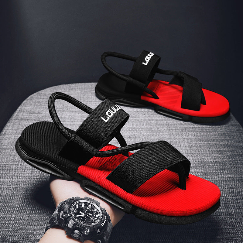 Sandalias de moda de suela gruesa de verano de doble uso para hombres