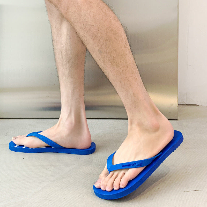 Herren Sommer einfache Mode Oberbekleidung koreanischen Stil Flip Flops