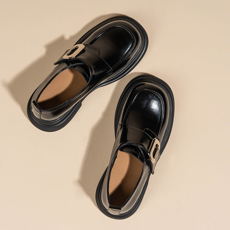 Bottom Small Female College Style Muffin Loafers