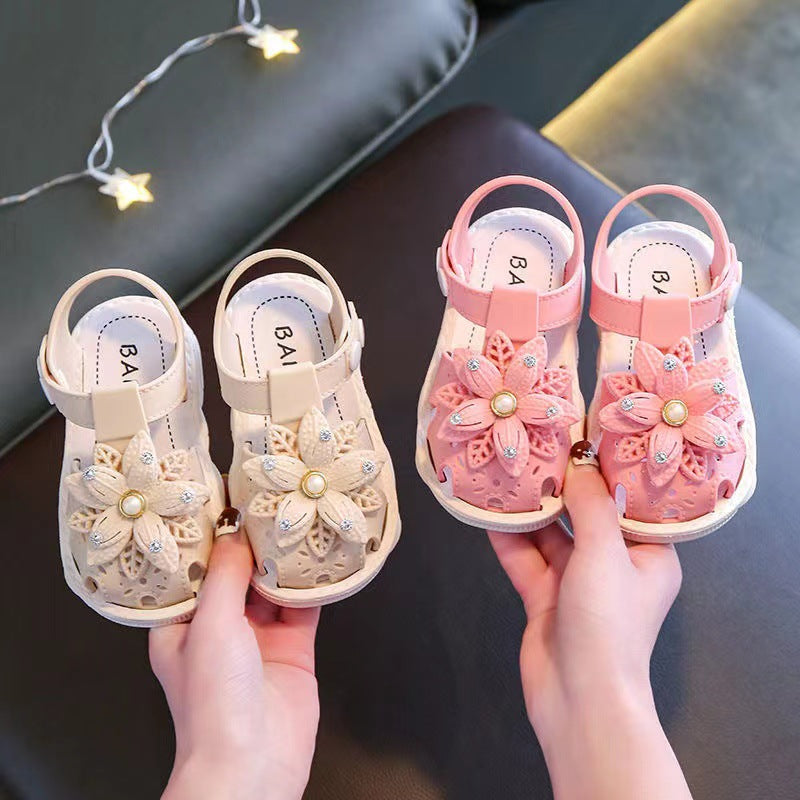 Children's Closed Toe Soft Bottom Little Princess Kid's Shoes