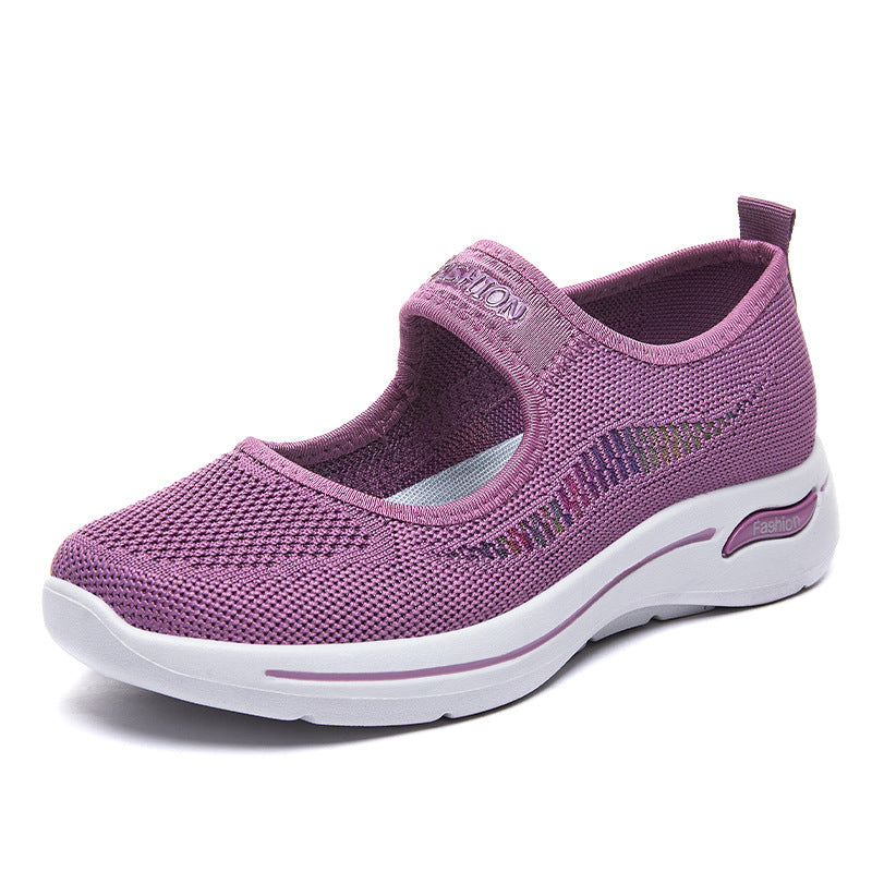 Women's Old Cloth Soft Bottom Mom Walking Women's Shoes