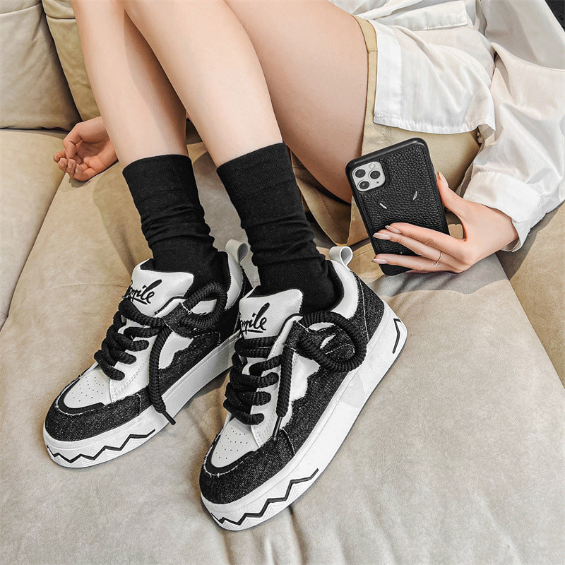 Women's & Men's Borad Trendy National Fashion Special-interest Sneakers