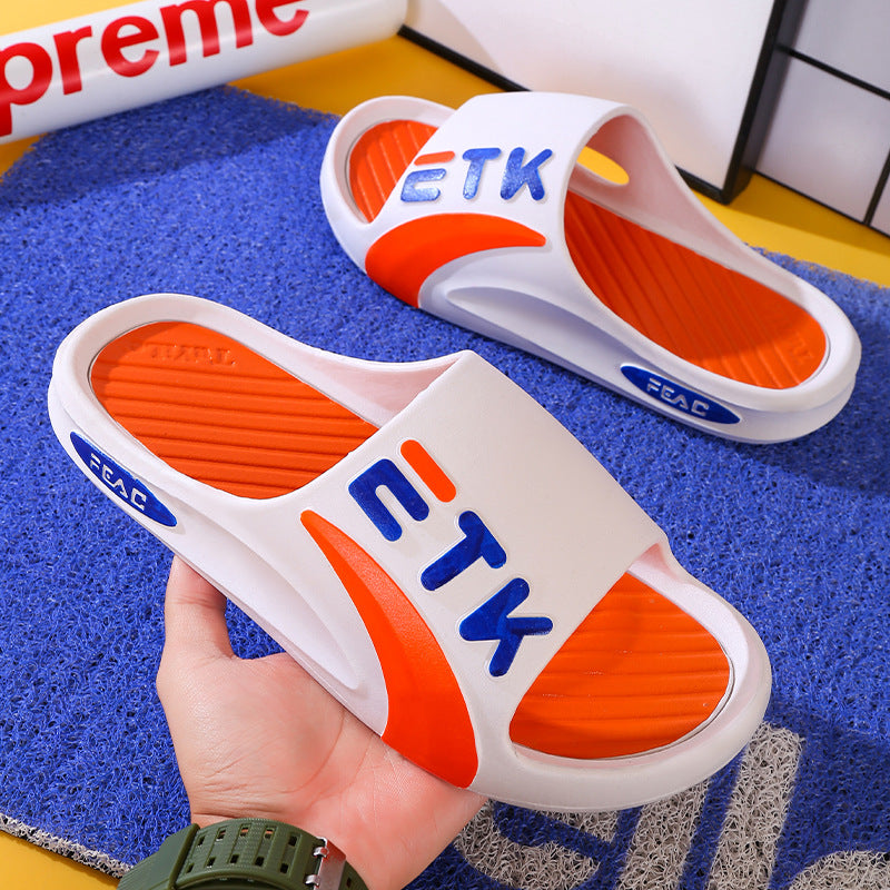 Flip-Flops für Herren, für den Sommer, für zu Hause, für das Bad, dicke Sohle