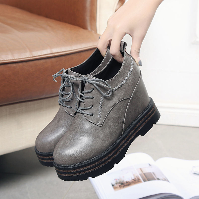 Women's Height Increasing Single-layer Korean High Platform Women's Shoes