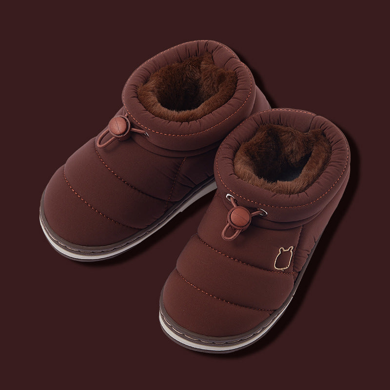 Chaussures d'hiver en coton pour enfants, mignonnes et chaudes, pour garçons et filles