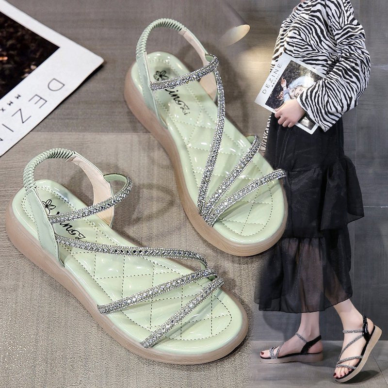 Fairy Summer Wind Fashion Style Flat Sandals