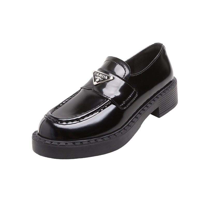 Grape Mom Quality Calfskin Soft Slip-on Loafers