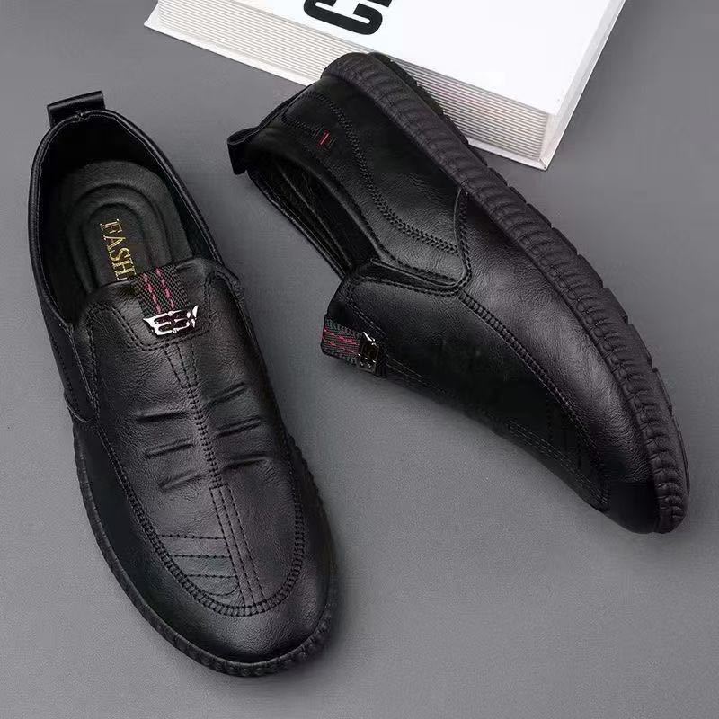 Men's Breathable Korean Style Business Daily Soft Leather Shoes