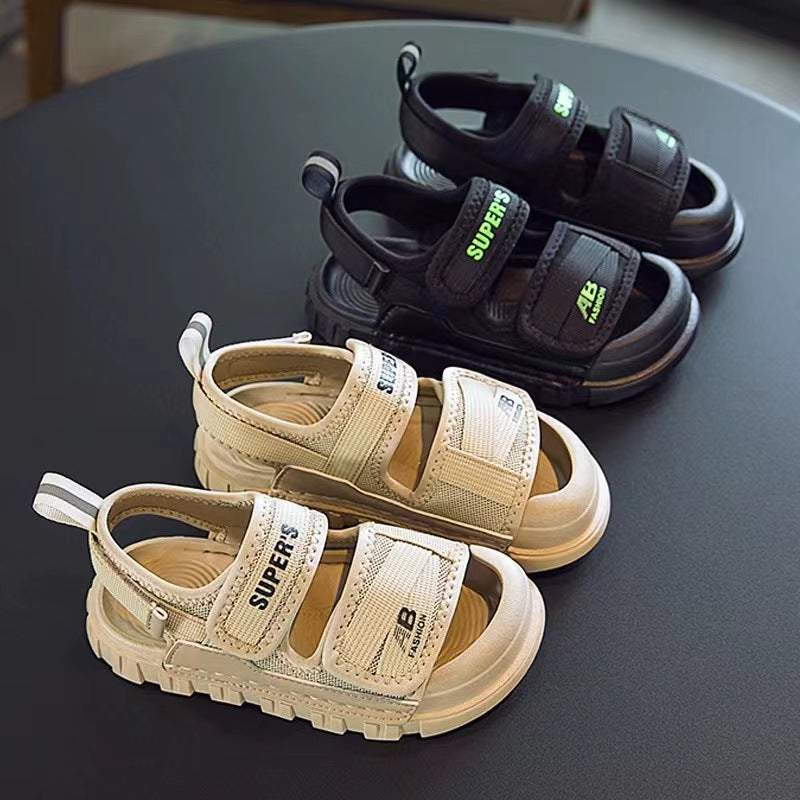 Children's Boys Summer Medium Big Closed Toe Sandals