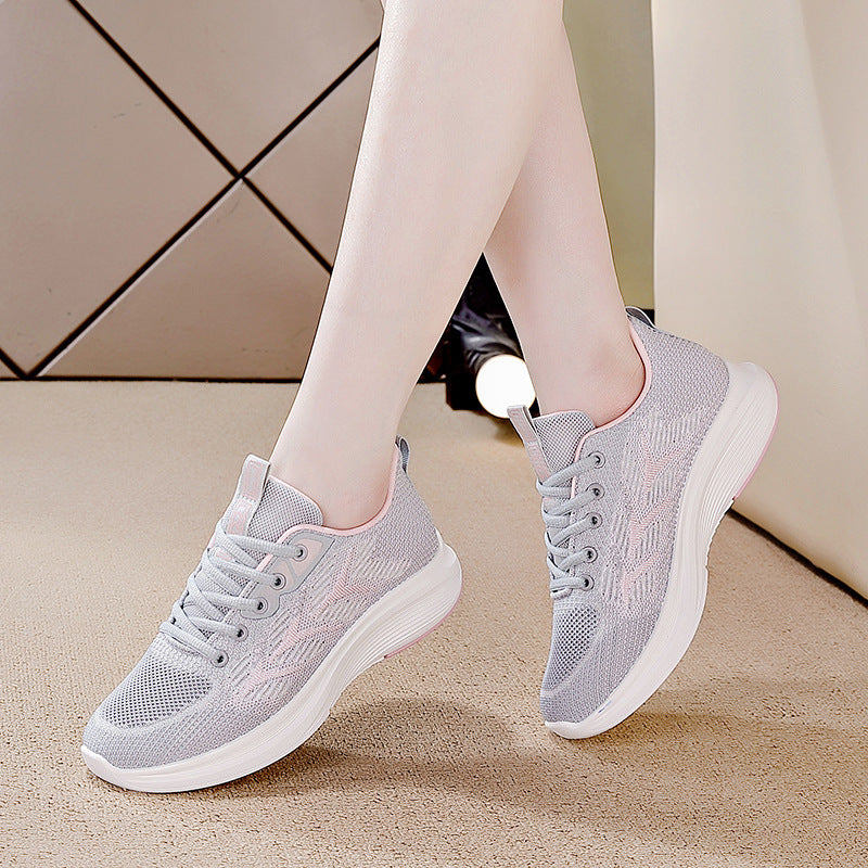 Women's Flat Breathable Leisure Travel Soft Bottom Sneakers