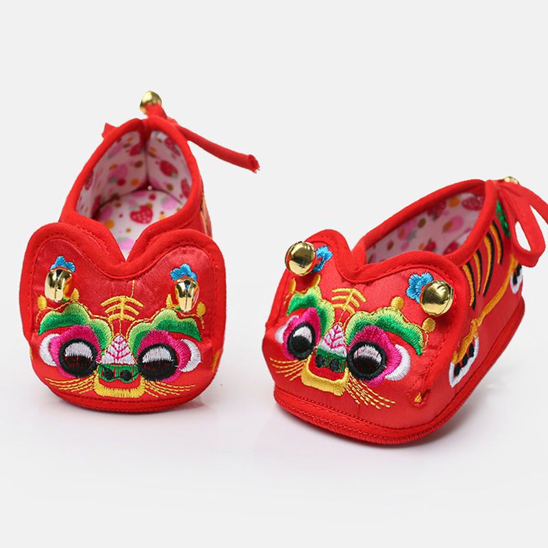 Handmade Soft Bottom Embroidery Years Old Kid's Shoes