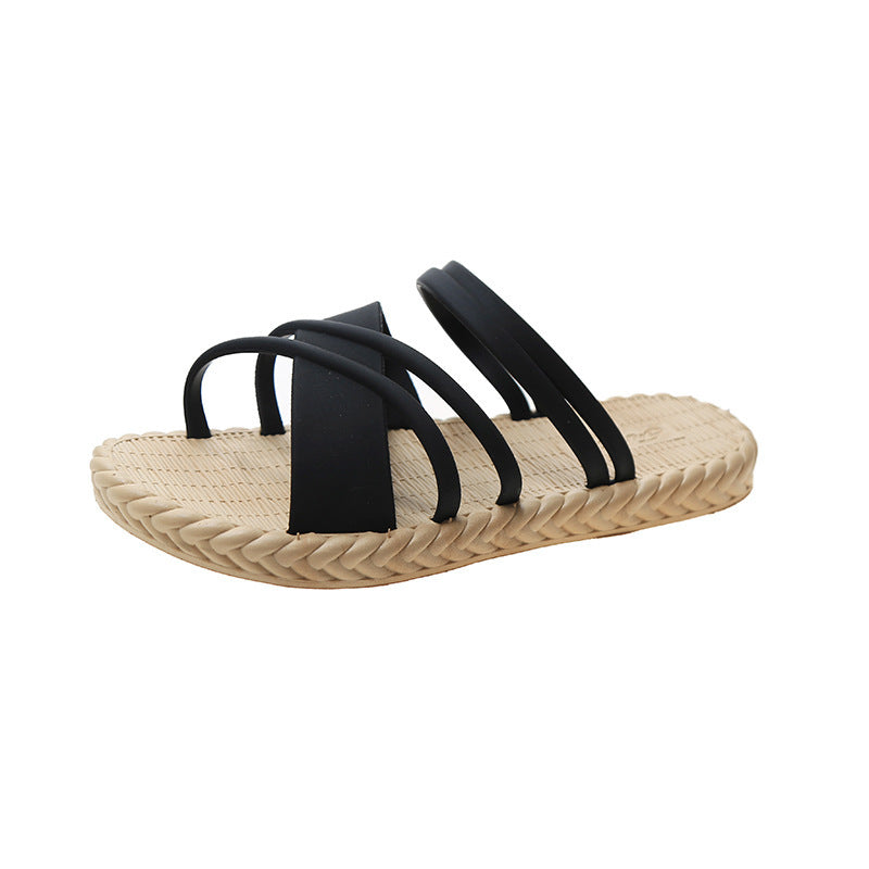 Women's Summer Outdoor Roman Style Korean Home Beach Slippers