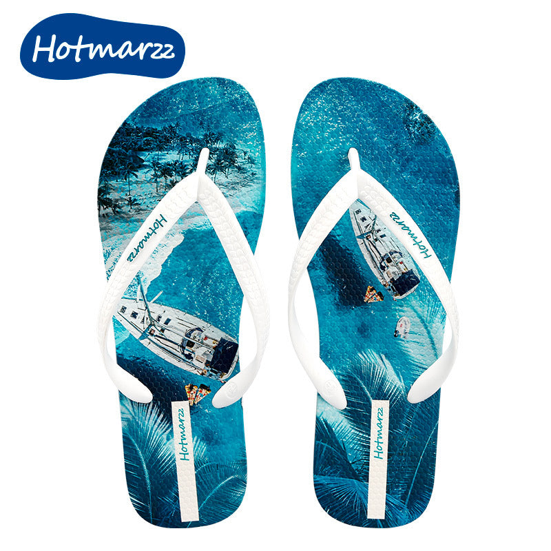 Glamouröse, stilvolle Hotmarzz rutschfeste Strand-Flip-Flops für Herren