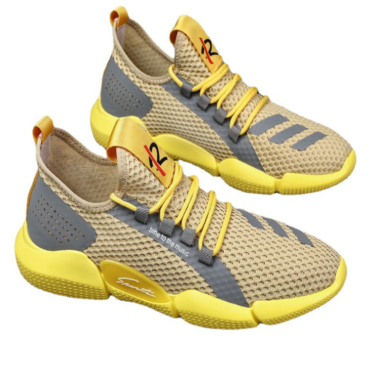 Men's Trendy Cloth Old Breathable Walking Versatile Casual Shoes