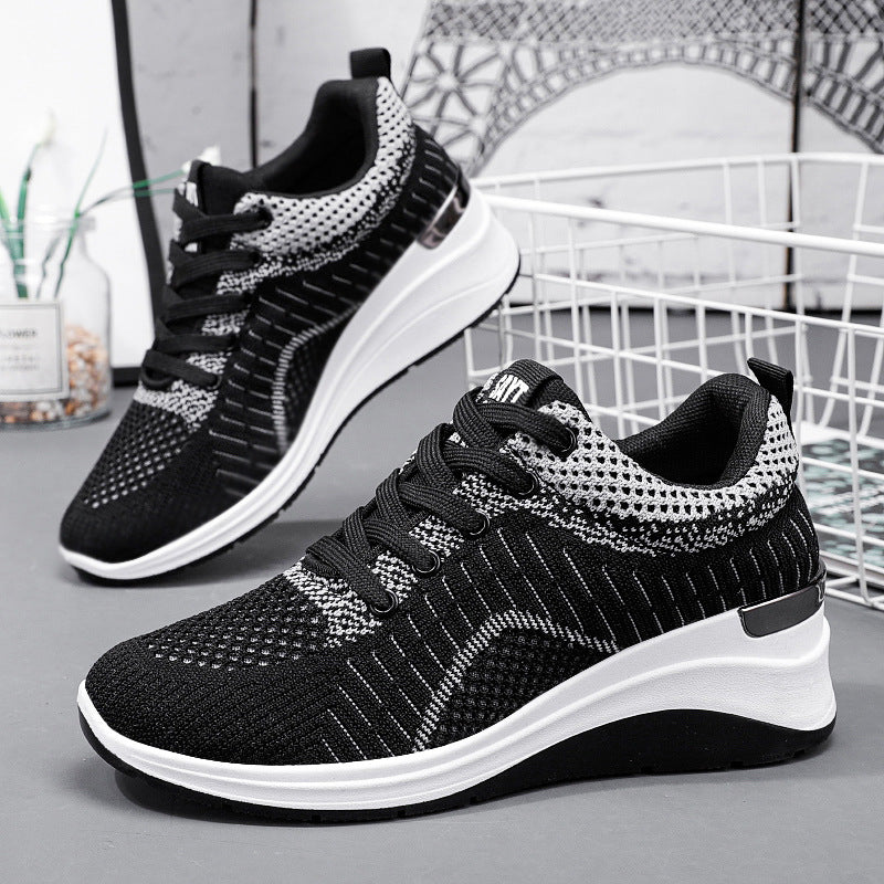 Women's For Height Increasing Insole Platform Breathable Casual Shoes