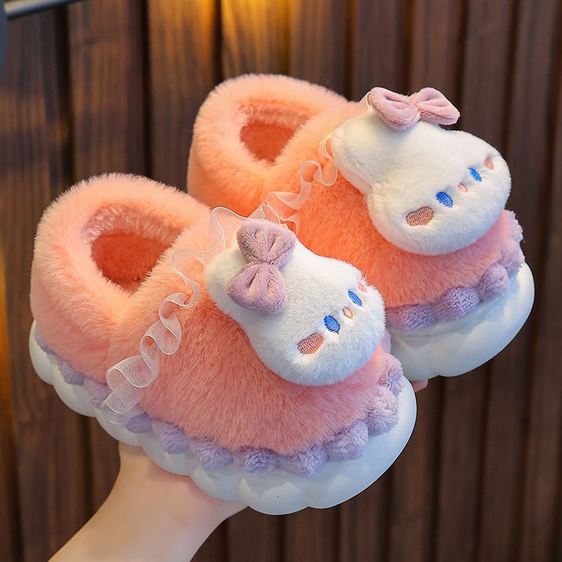 Children's Winter Cotton Furry Bags Warm Infants Kid's Shoes