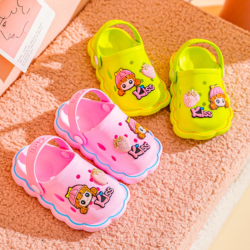 Children's Summer Closed Toe Indoor Soft Bottom Sandals