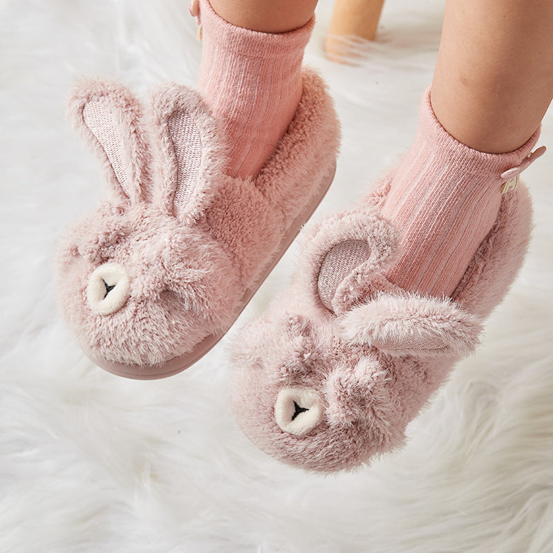 Cartoon Cute Cotton Female Home Warm Slippers