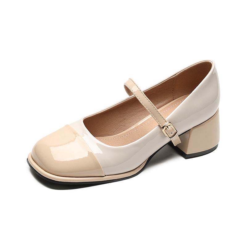 Women's Classic Style Mary Jane Summer French With Medium Women's Shoes