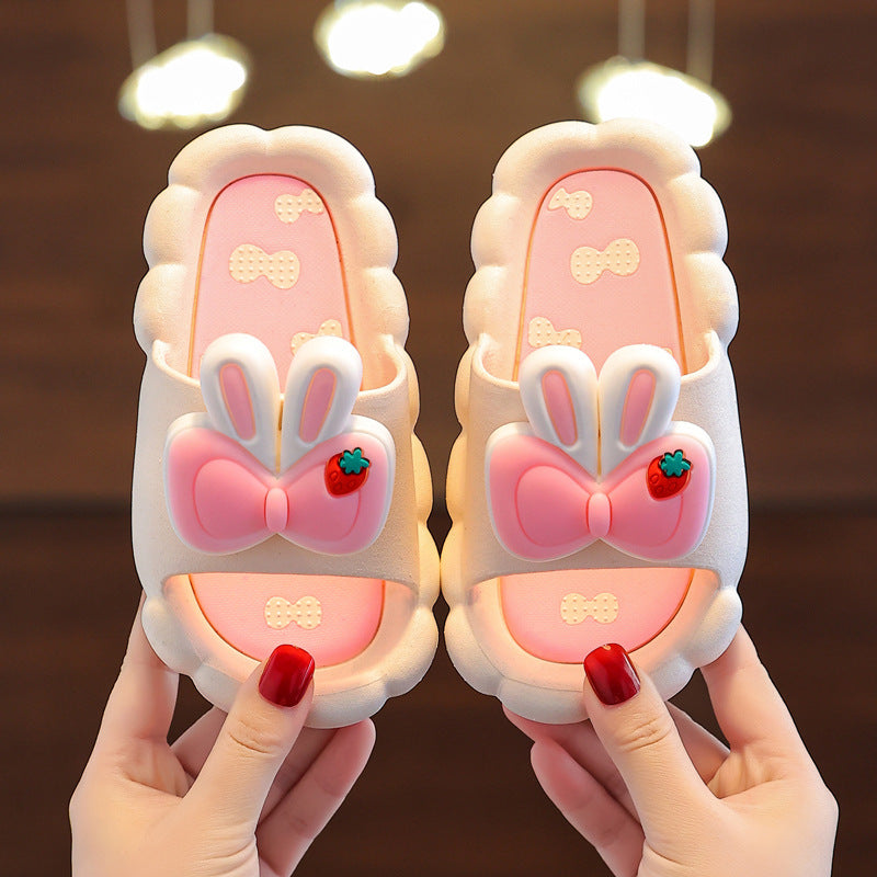 Children's Summer Cute Big Ear Dog Indoor Sandals