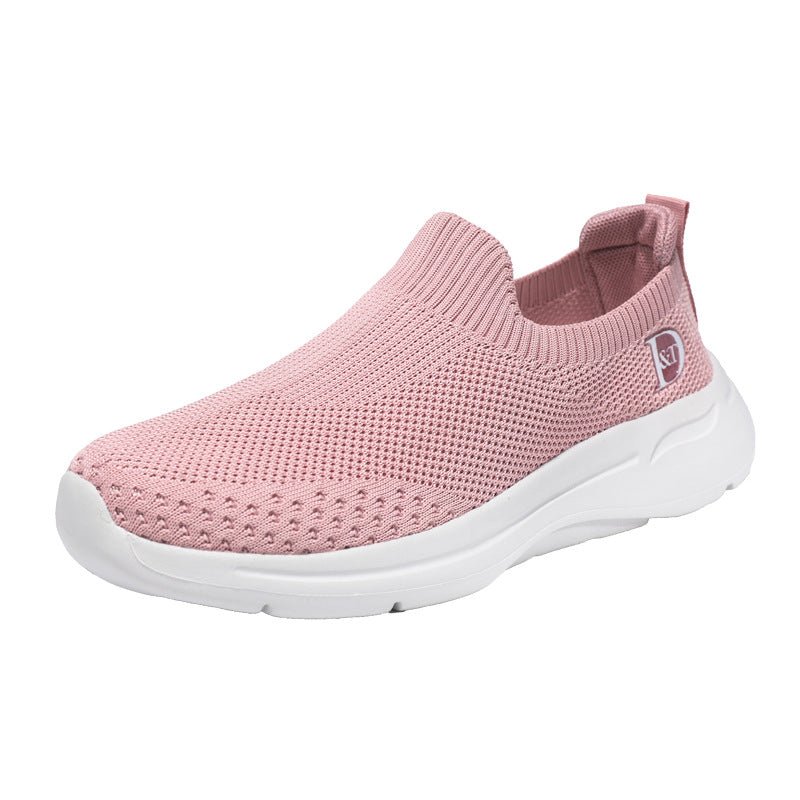 Chaussures pour femmes et hommes Old Cloth Mother Mesh respirantes à une pédale pour femmes