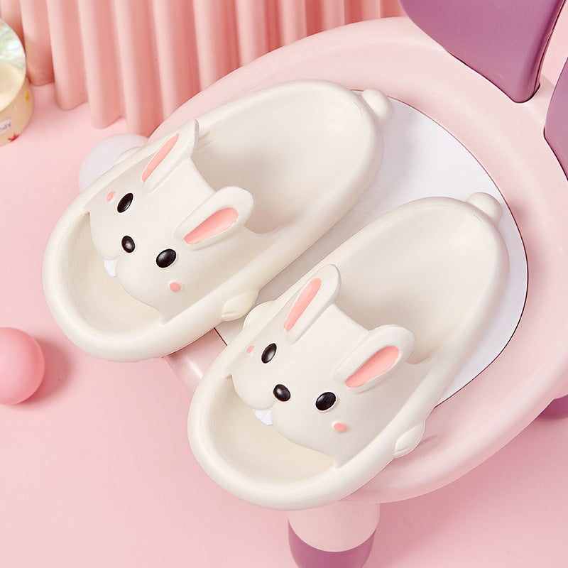 Children's Summer Cute Rabbit Cartoon Medium Big Sandals