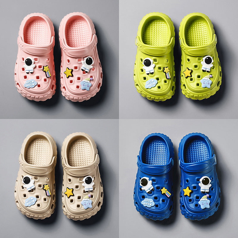 Women's & Men's Hole Summer Wear Cute Soft Bottom Kid's Shoes