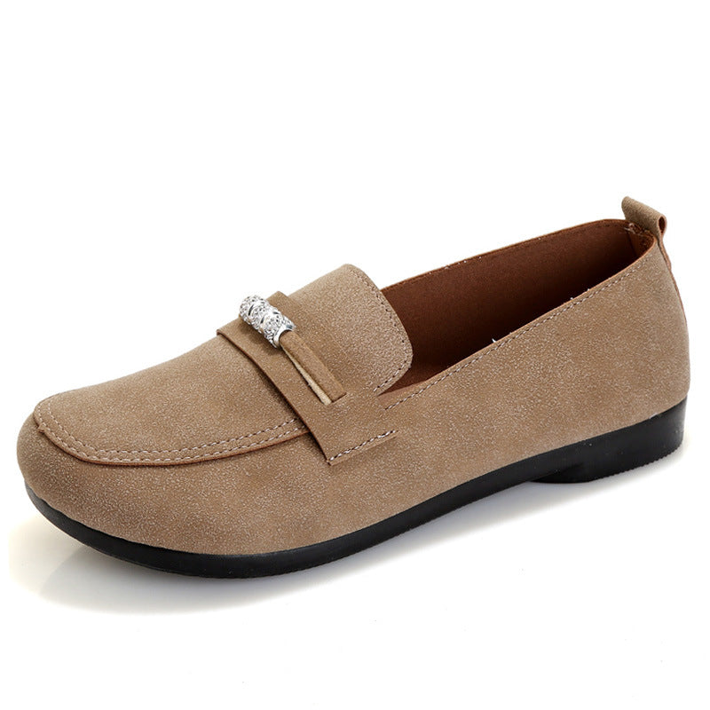 Vielseitige, flache Loafer mit weicher Sohle für den Frühling für Damen