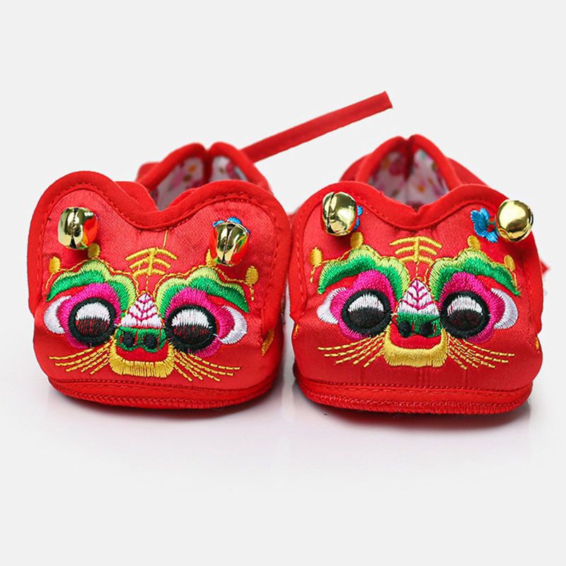 Handmade Soft Bottom Embroidery Years Old Kid's Shoes