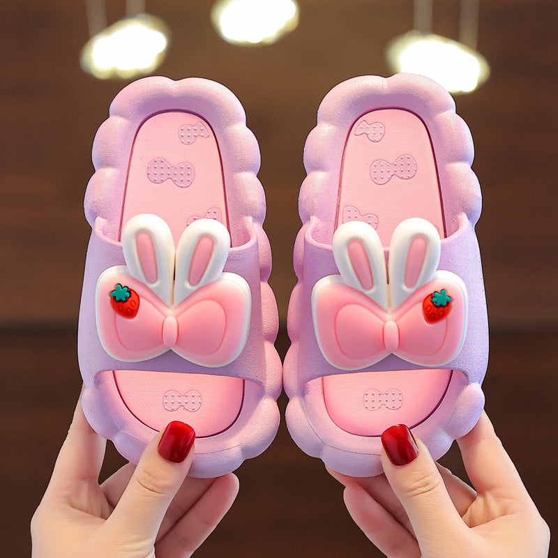 Children's Summer Cute Big Ear Dog Indoor Sandals