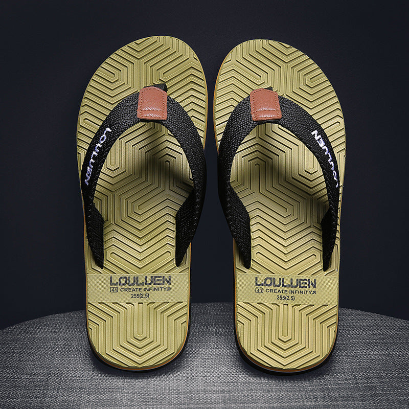 Rutschfeste Strand-Flip-Flops für Herren im koreanischen Stil