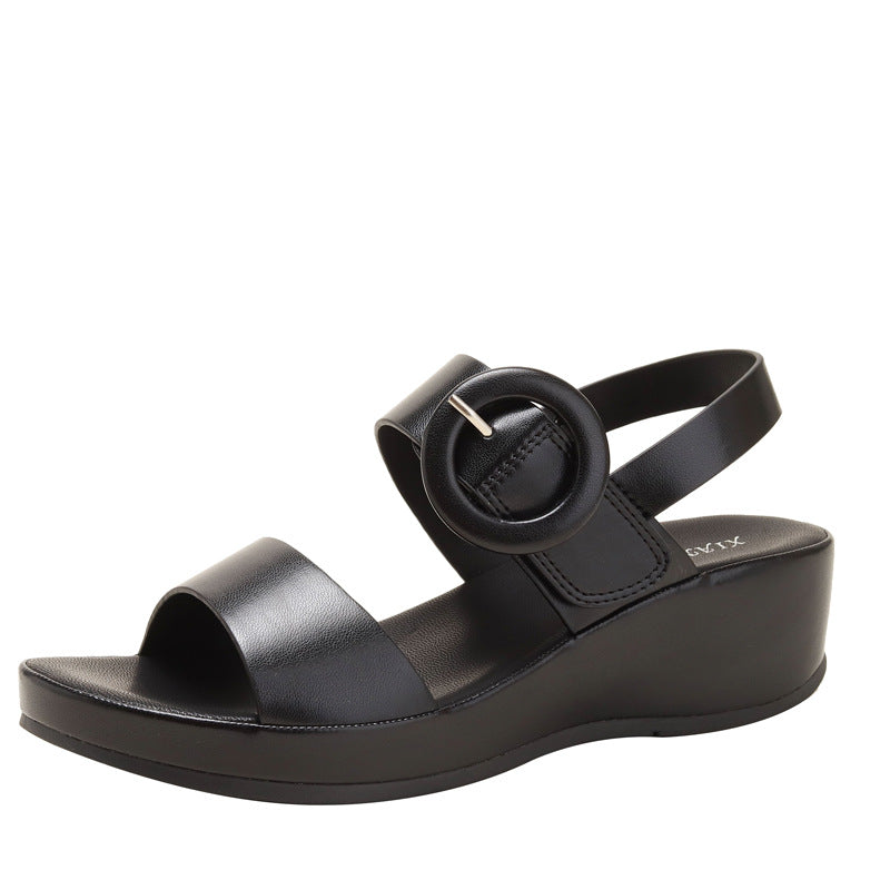 Women's Summer Fashionable Comfortable Wedge Flat Platform Sandals