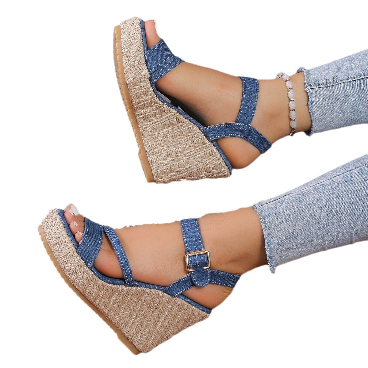 Women's Plus Size Wedge For Summer Fashion Sandals