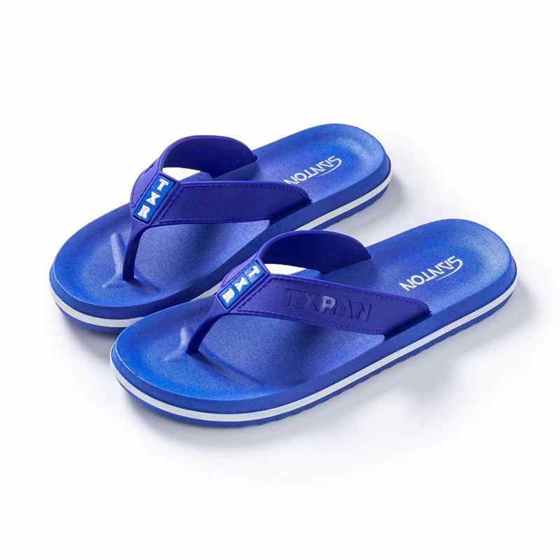 Men's Summer Flip-flops Thick Bottom Out Simple Flip Flops