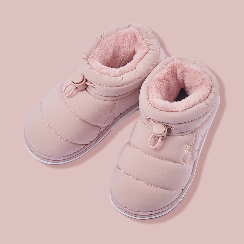 Chaussures d'hiver en coton pour enfants, mignonnes et chaudes, pour garçons et filles