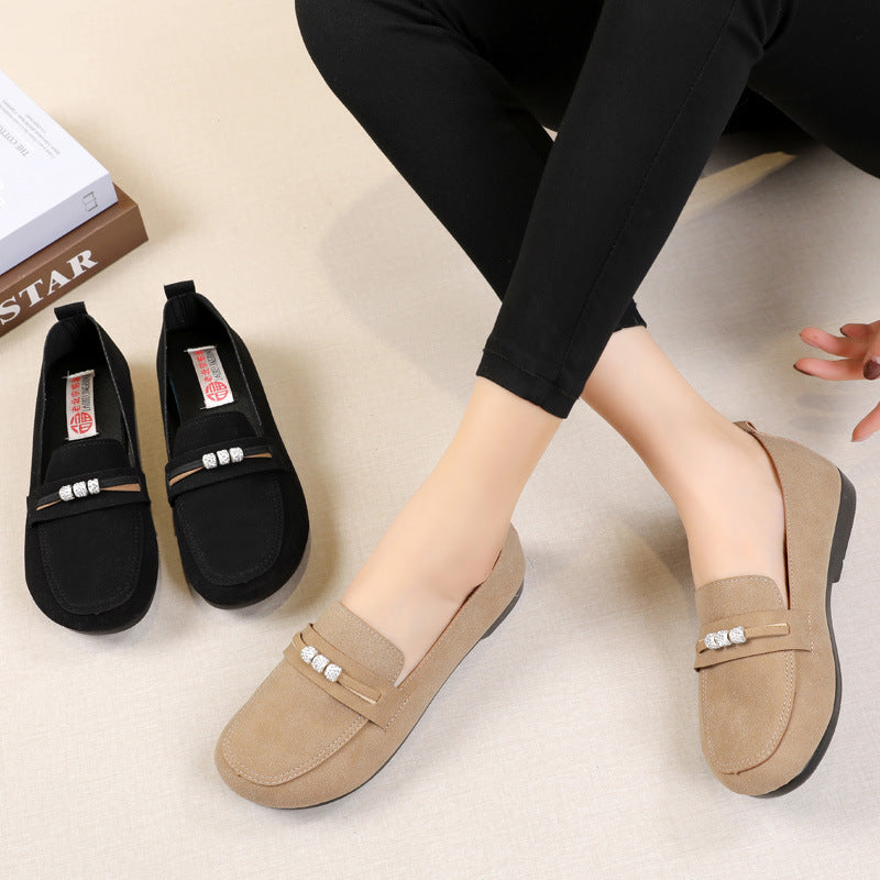 Women's Spring Versatile Flat Soft Bottom Surface Loafers