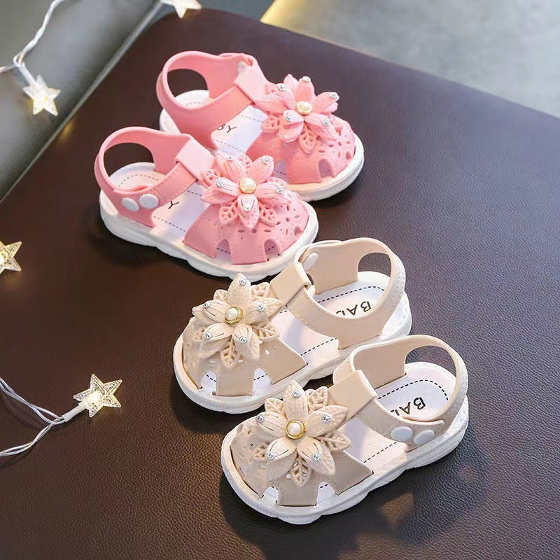 Children's Closed Toe Soft Bottom Little Princess Kid's Shoes