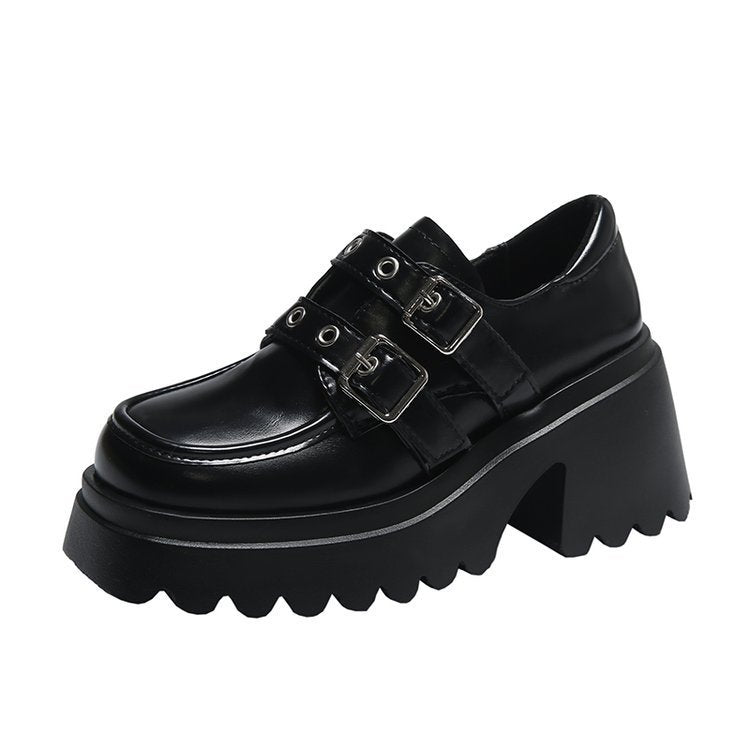 Women's Platform Spring Buckle Raise The Bottom Women's Shoes