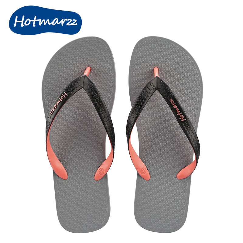 Neue rutschfeste Sommer-Paar-Flip-Flops für Herren in Farbe